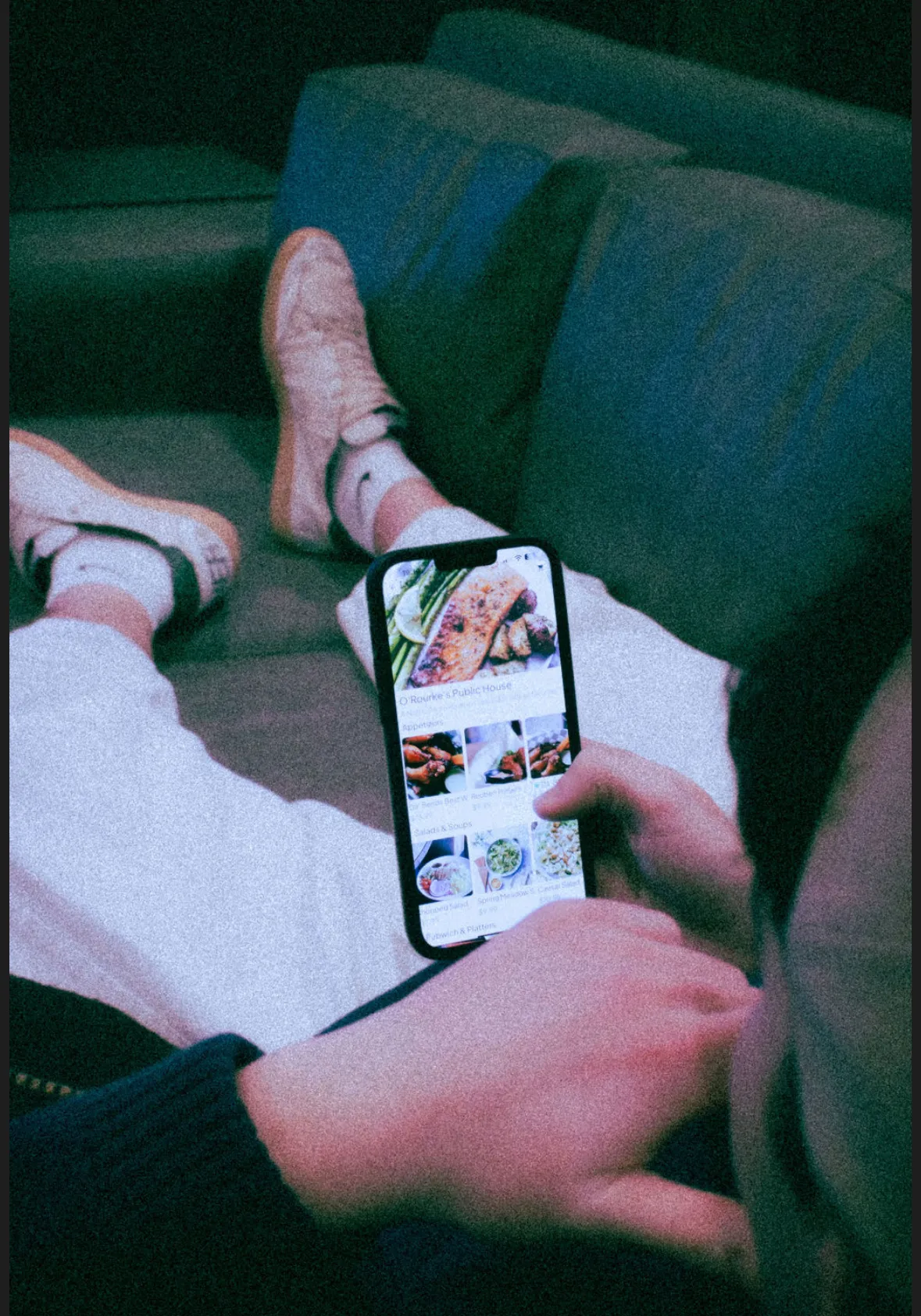 Students engaged on campus