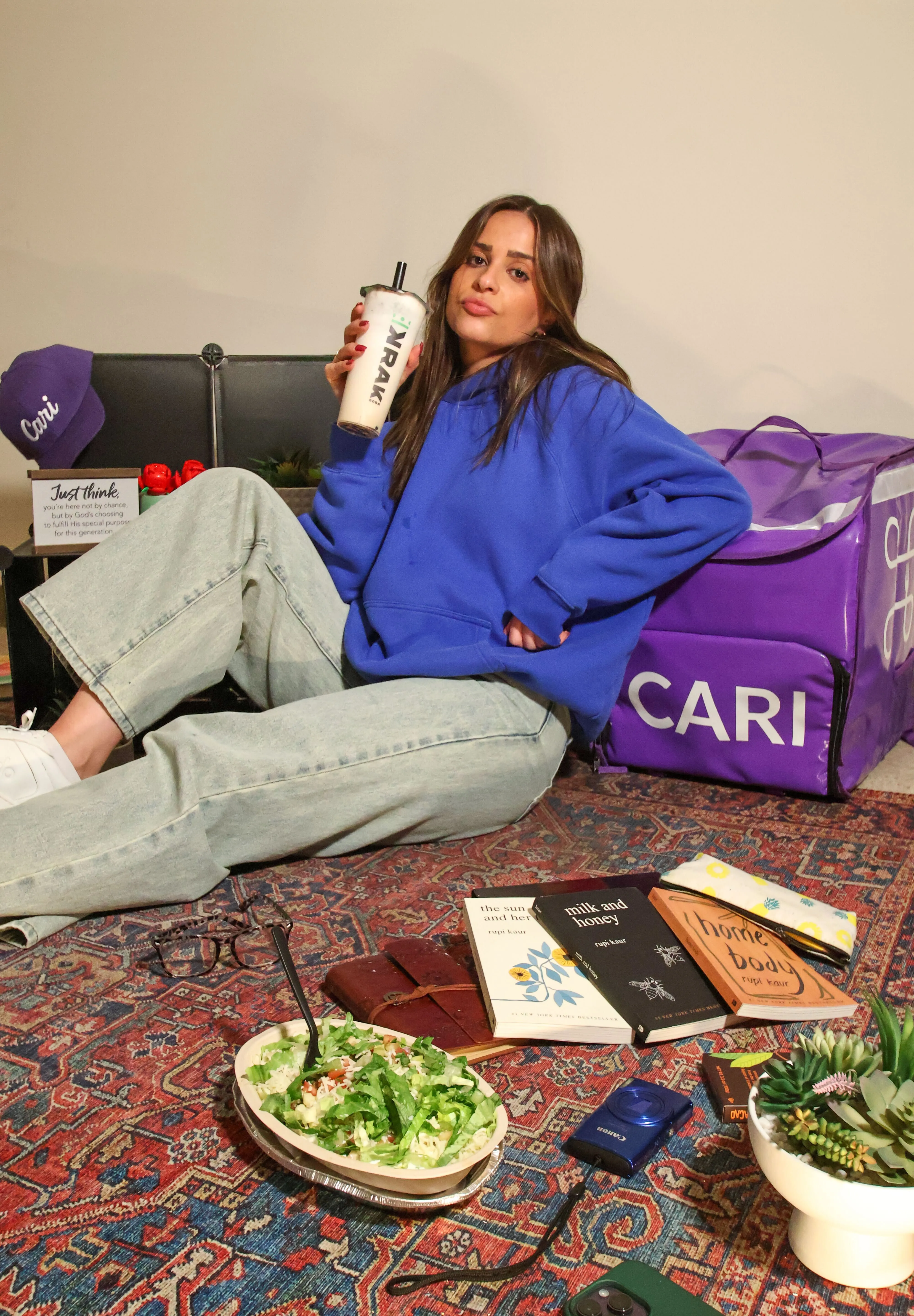 Students engaged on campus